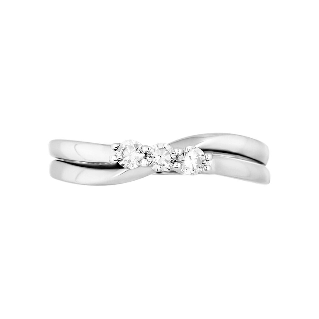 Anello Trilogy Silver Elegance Argento Rodiato Cubic Zirconia - Anelli con Pietre Donna | Stroili