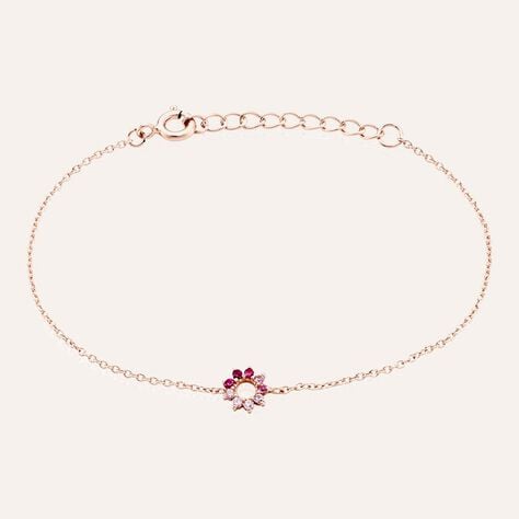 Bracciale Silver Rainbow Argento Rosa Cubic Zirconia - Bracciali Amicizia Donna | Stroili