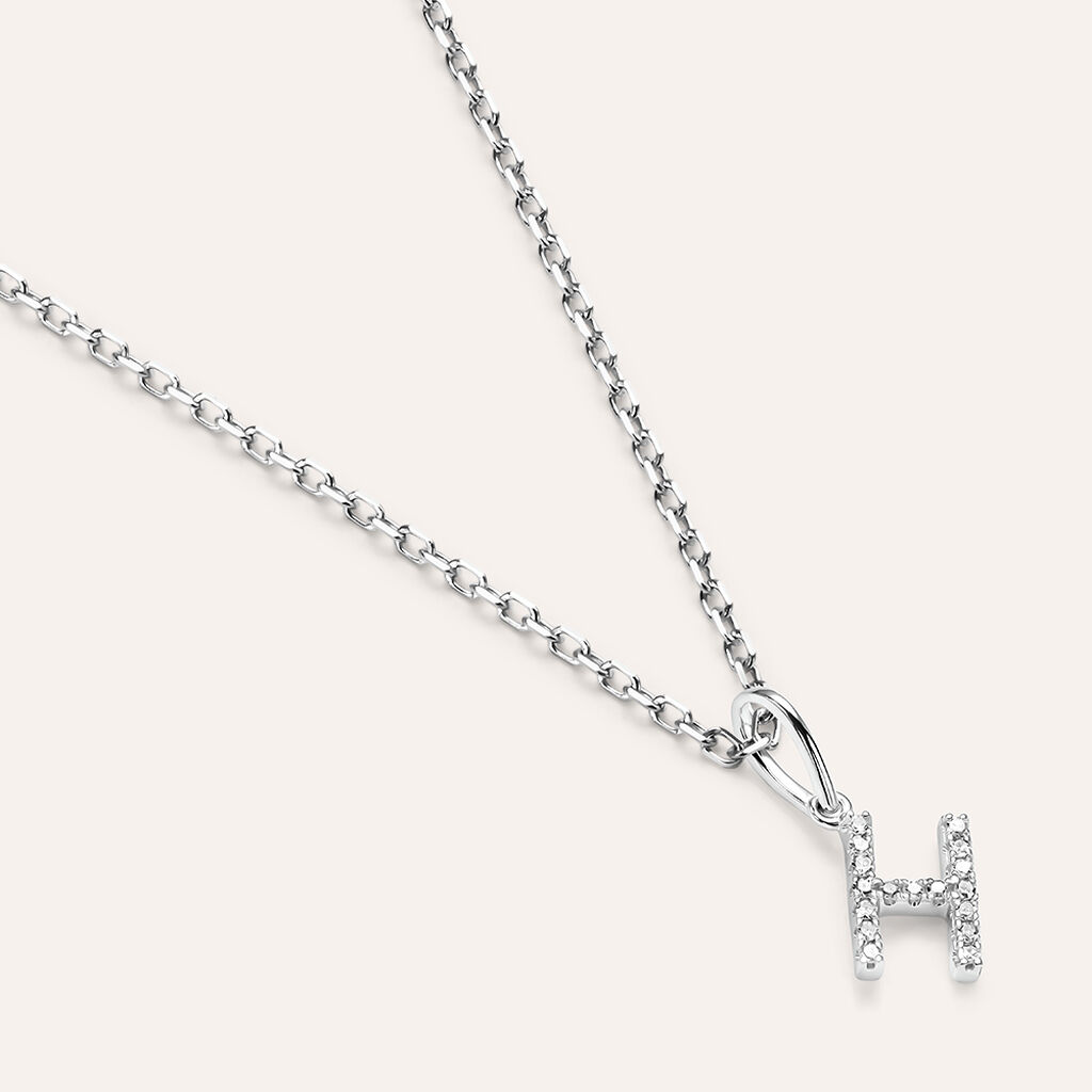 Pendente Sophia Oro Bianco Diamante