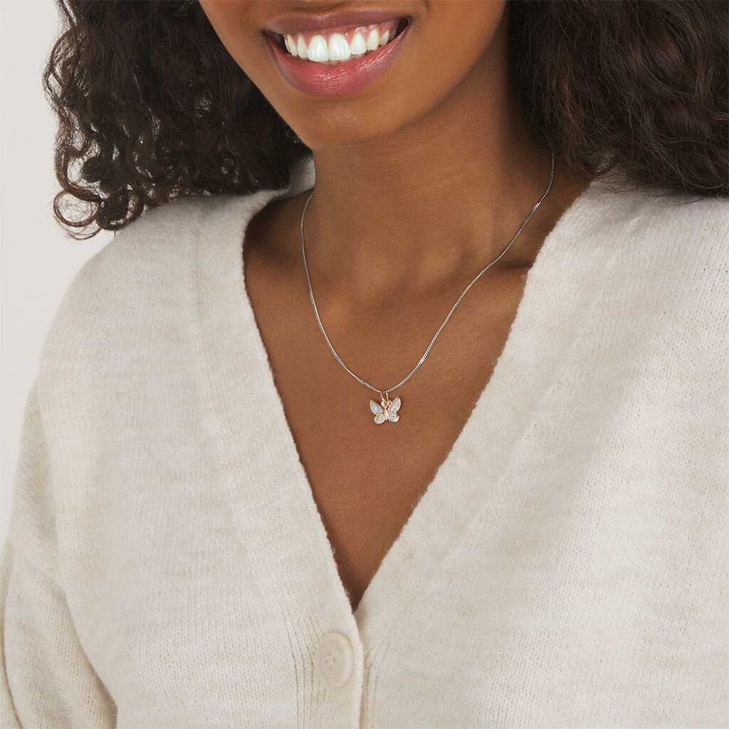 Pendente Love Beats Argento Rosa