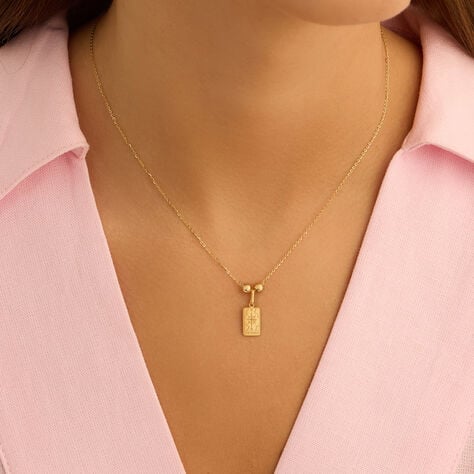 Pendente Tarocchi Carta Del Mondo Po&egrave;me Oro Giallo - Ciondoli Donna | Stroili