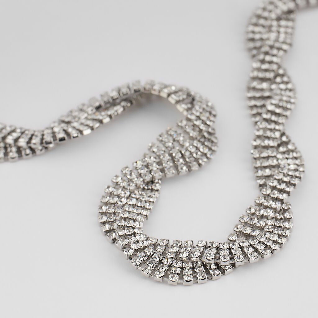Collana Romantic Shine Metallo Cristallo - Collane Donna | Stroili