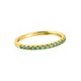 Anello Riviere Charlotte Oro Giallo Smeraldo