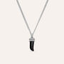 Collana Gentleman Argento Rodiato Agata