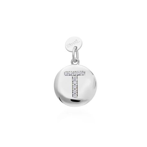 Pendente Love Beats Argento Rodiato Cubic Zirconia - Ciondoli con Incisione Donna | Stroili