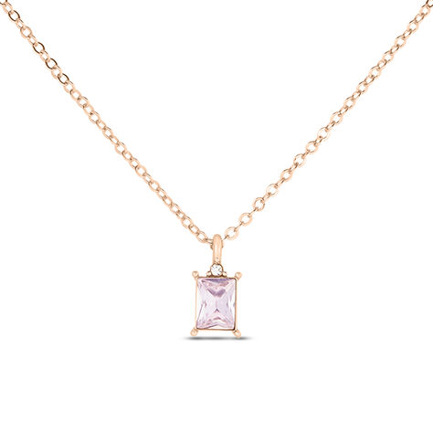 Collana Punto Luce Violet Ottone Rosa Cristallo - Collane Punto Luce Donna | Stroili