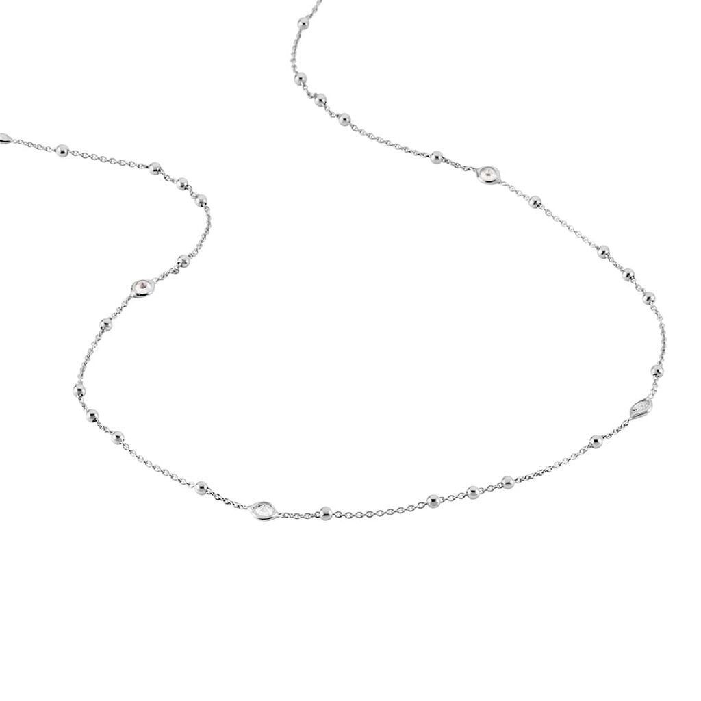 Collana Silver Elegance Argento Rodiato Cubic Zirconia - Collane Donna | Stroili