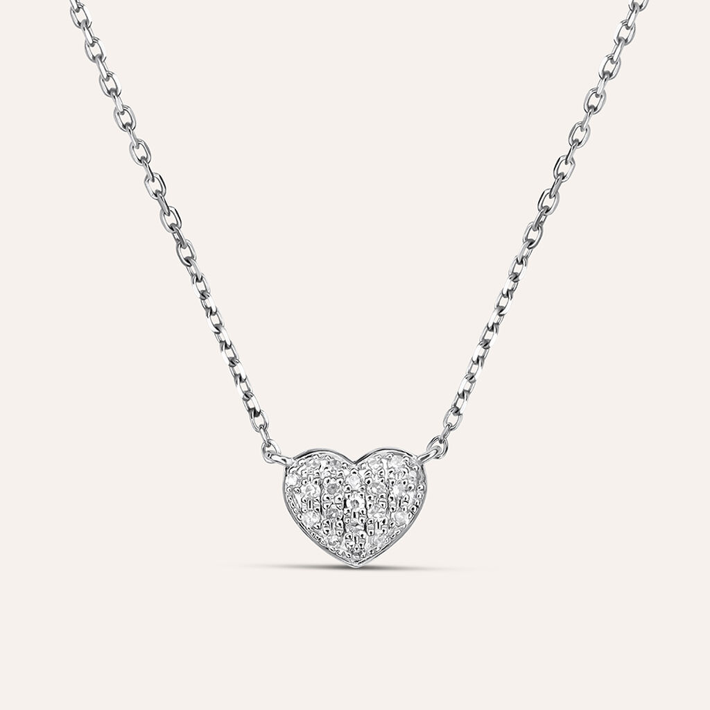 Collana Sophia Oro Bianco Diamante - Collane Donna | Stroili