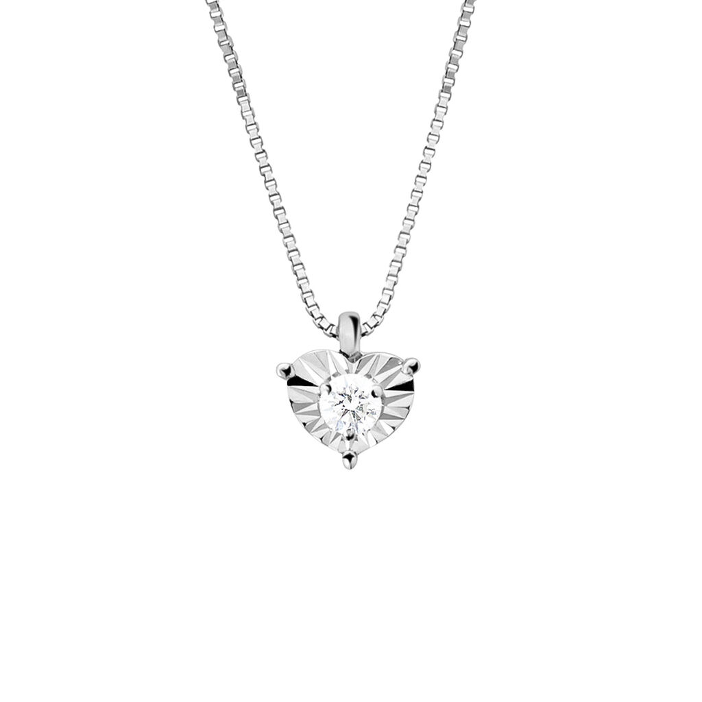 Collana Diamotion Oro Bianco Diamante