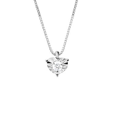 Collana Diamotion Oro Bianco Diamante