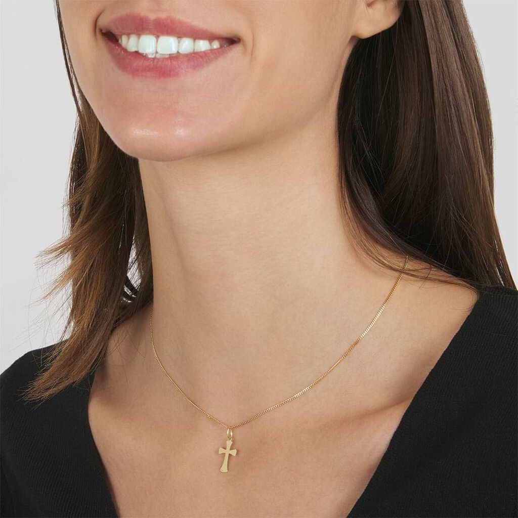 Pendente Holy Oro Giallo - Ciondoli con Incisione Unisex | Stroili