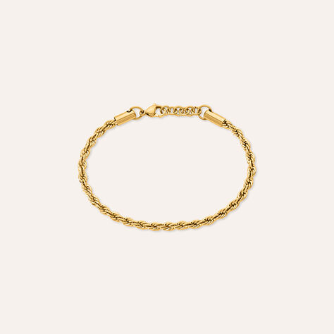 Bracciale Catena Man Code Acciaio Dorato - Bracciali Uomo | Stroili