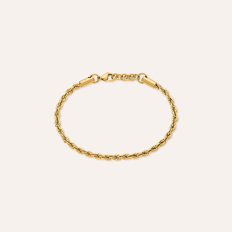 Bracciale Catena Man Code Acciaio Dorato - Bracciali Uomo | Stroili