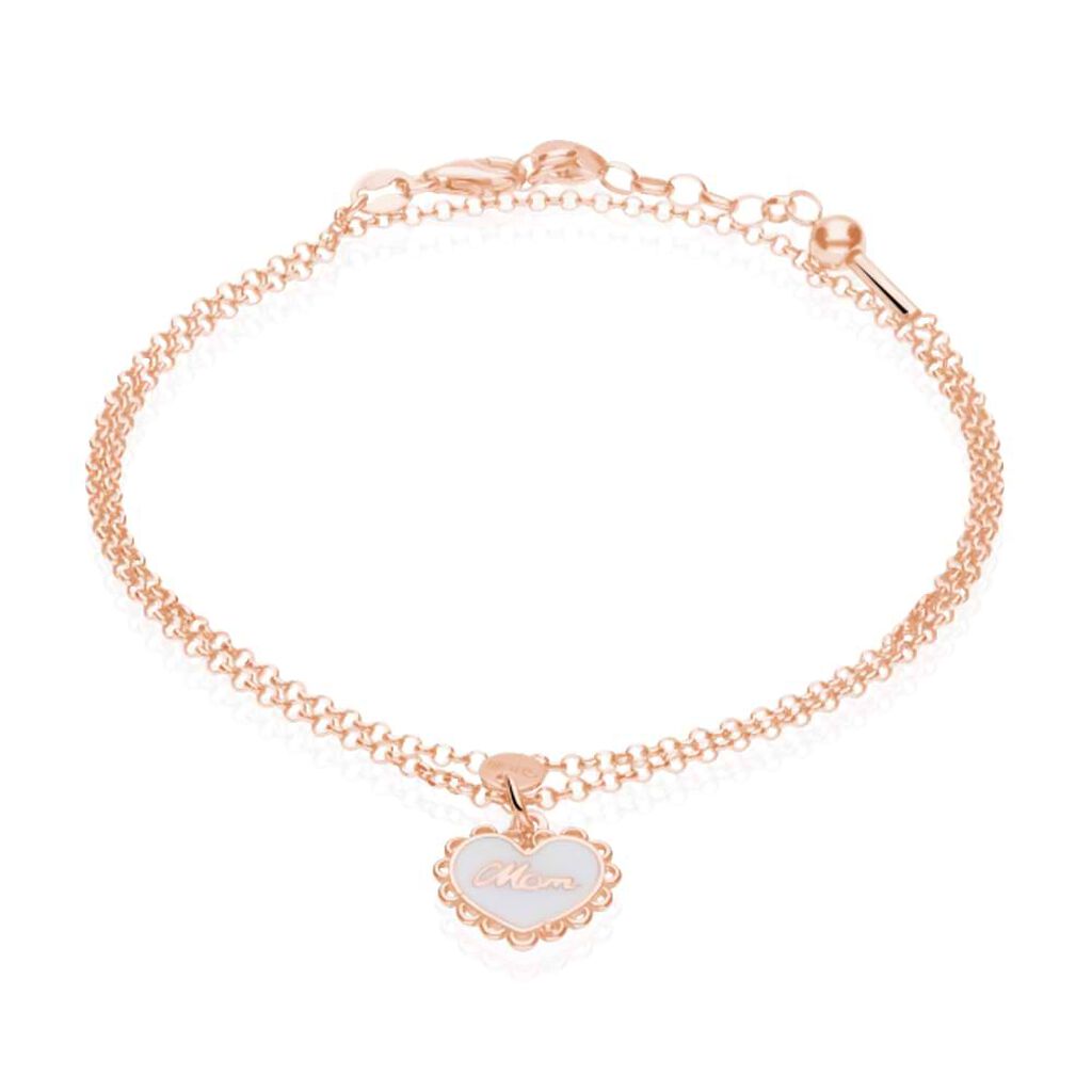 Pendente Love Beats Argento Rosa - Ciondoli con Incisione Donna | Stroili