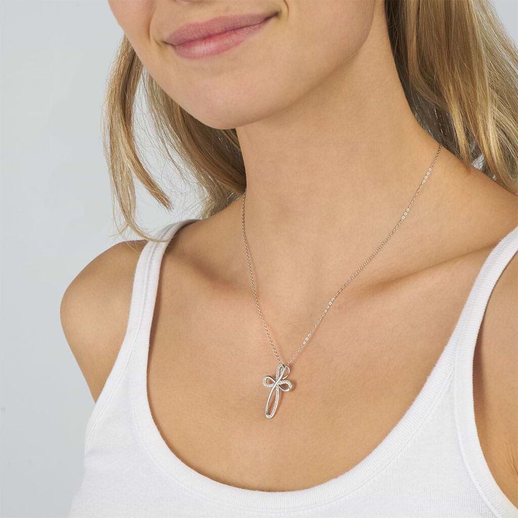 Collana Silver Shine Argento Rodiato Cubic Zirconia - Collane Donna | Stroili