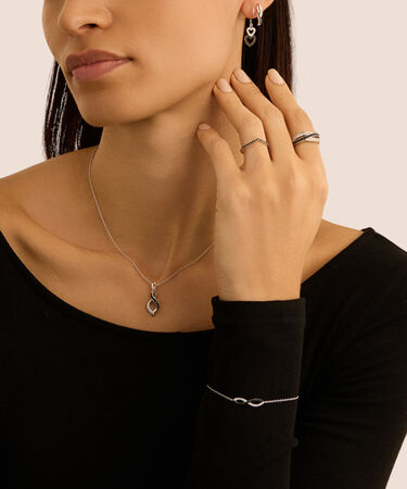 Bracciale Silver Shine Argento Rodiato Cubic Zirconia