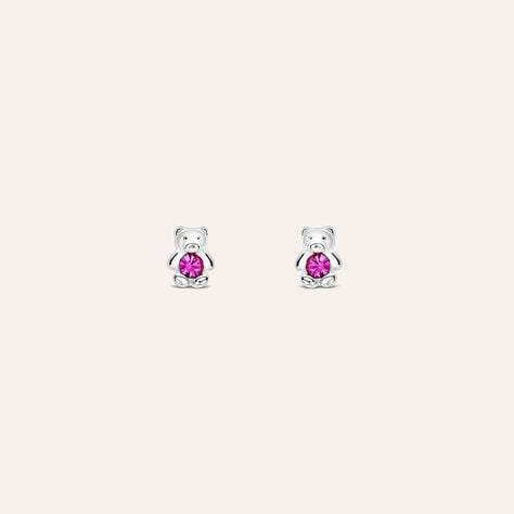 Orecchini Lobo Silver Baby Argento Rodiato Cubic Zirconia - Gioielli Bambino | Stroili