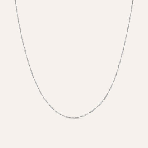 Catenina Silver Collection Argento Rodiato - Collane Catena Donna | Stroili