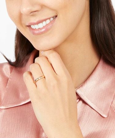 Fede Classica Leggera 3.6 mm Oro Rosa Diamante