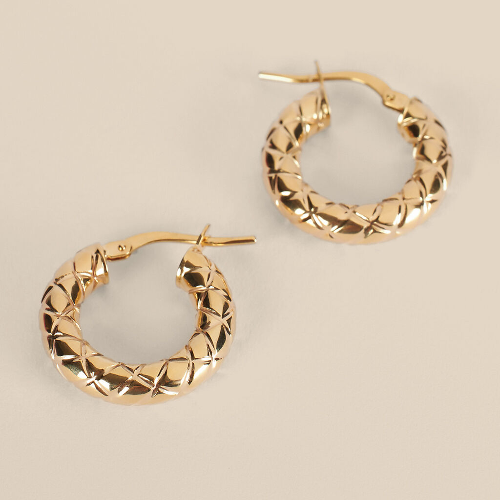 Orecchini A Cerchio Toujours Oro Giallo