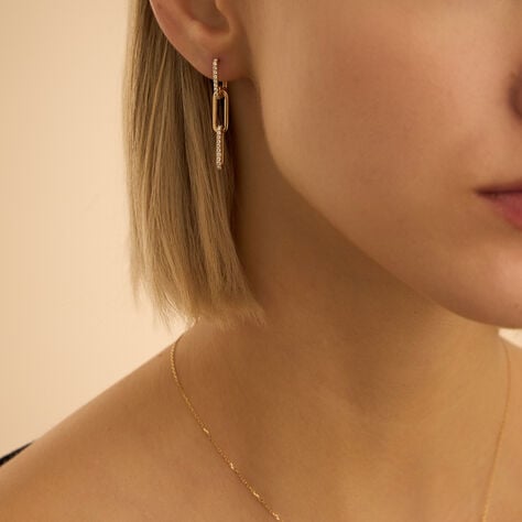 Orecchini Pendenti Diamade Glam Oro Giallo Diamante Lab-Grown - Orecchini a Lobo Donna | Stroili