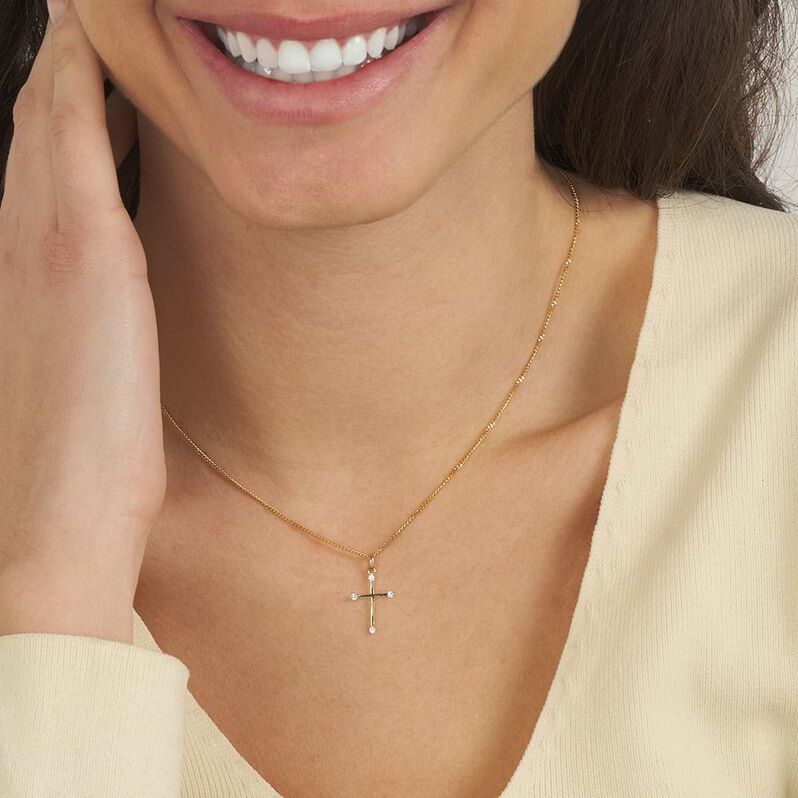 Pendente Holy Oro Giallo Cubic Zirconia - Ciondoli Donna | Stroili