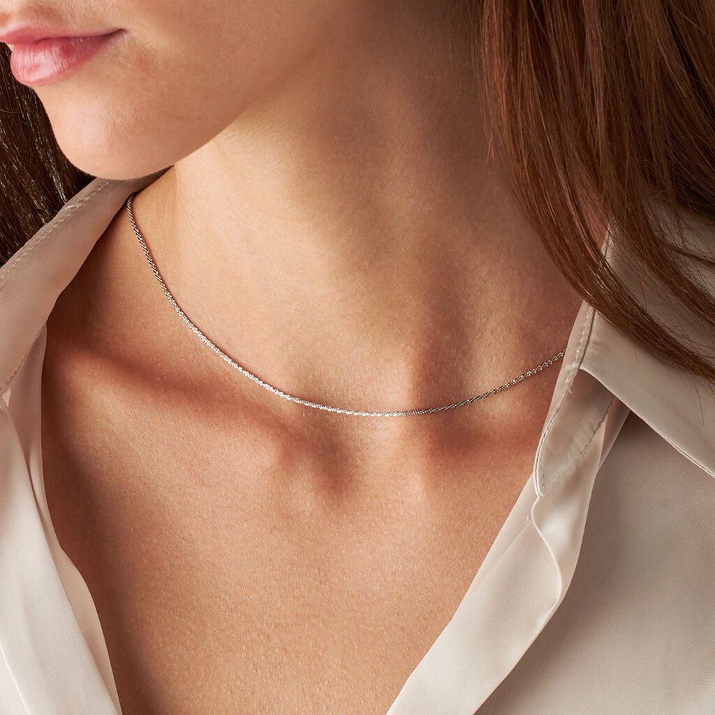 Catenina Colette Oro Bianco