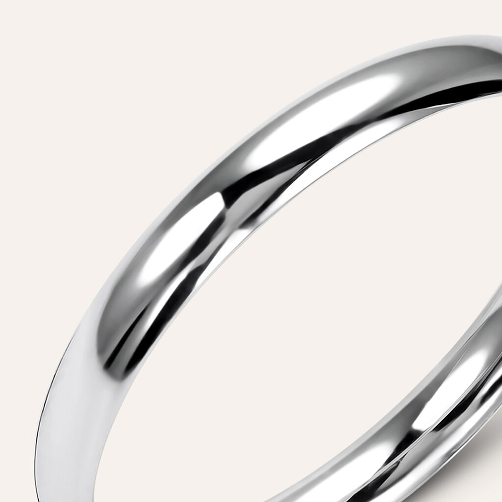 Fede Comoda Leggera 2.5 mm Oro Bianco