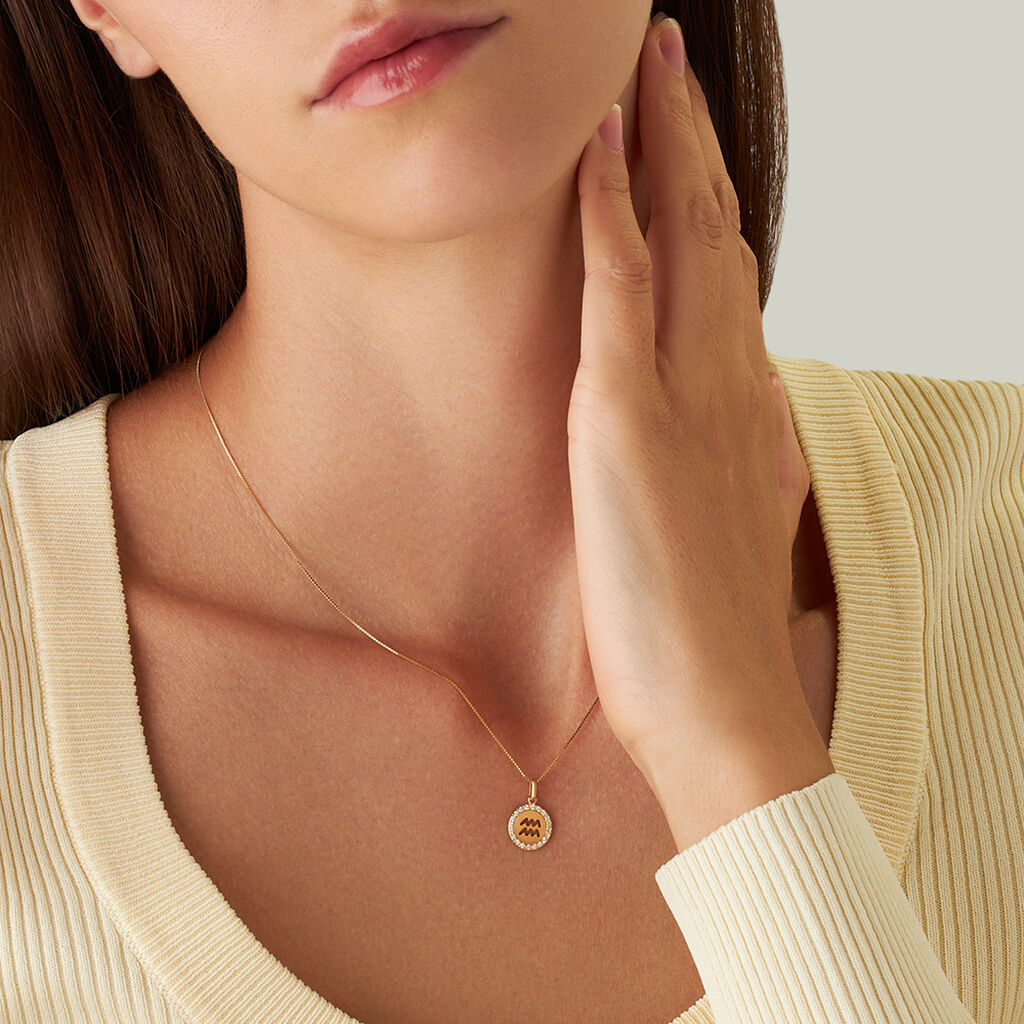 Pendente Poème Oro Giallo Cubic Zirconia - Ciondoli Donna | Stroili