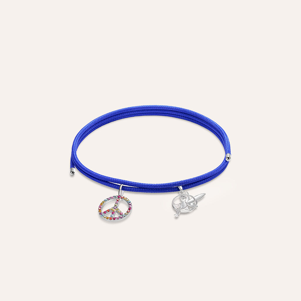 Choker Magnetico Cordino Blu e Acciaio