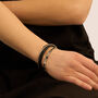 Bracciale Man Code Acciaio Bicolore Bianco / Nero Cubic Zirconia