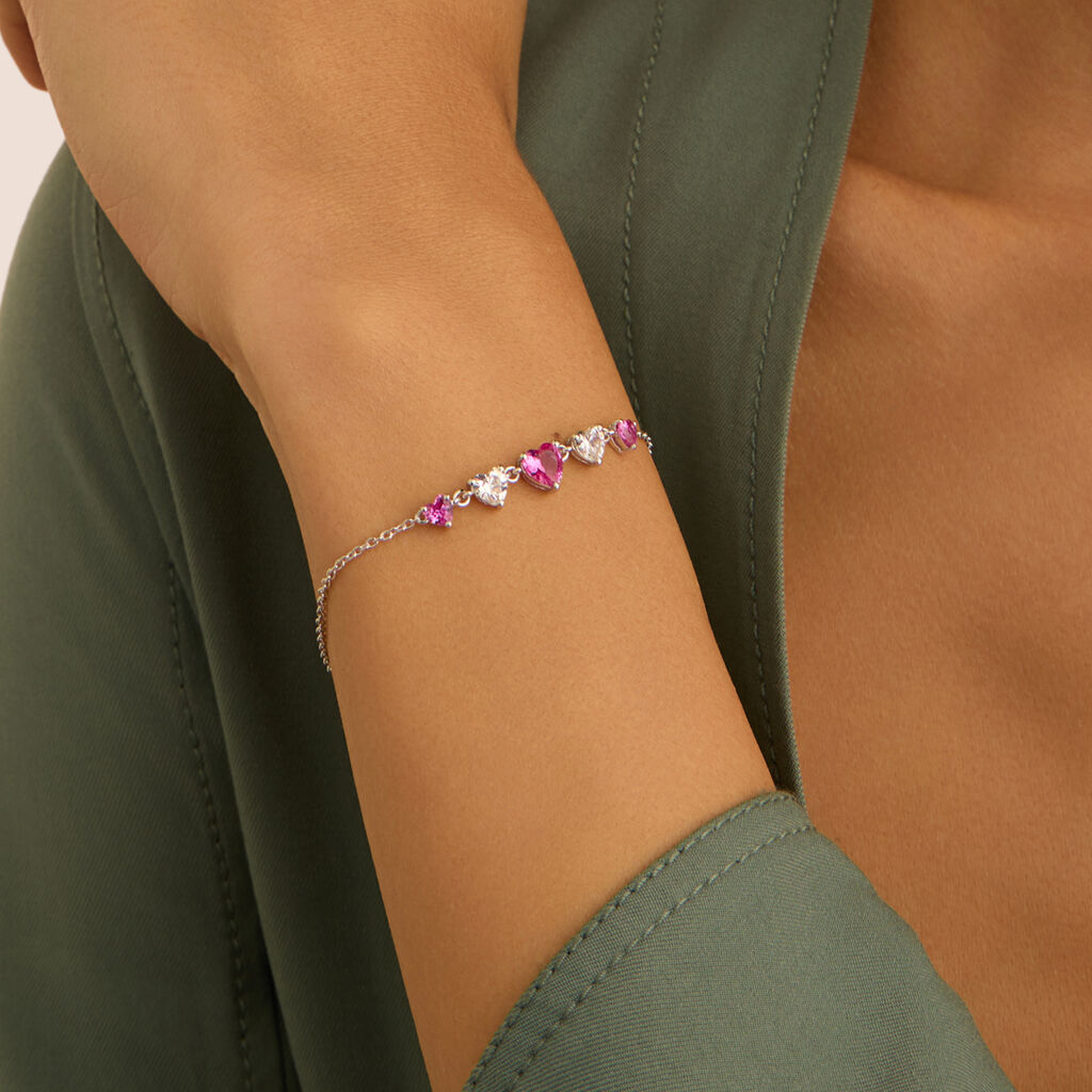 Bracciale Silver Elegance Argento Rodiato Cubic Zirconia