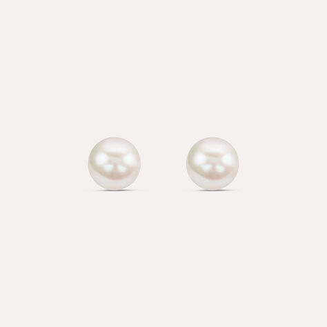 Orecchini Lobo Silver Pearls Argento Rodiato Perla sintentica - Orecchini a Lobo Donna | Stroili