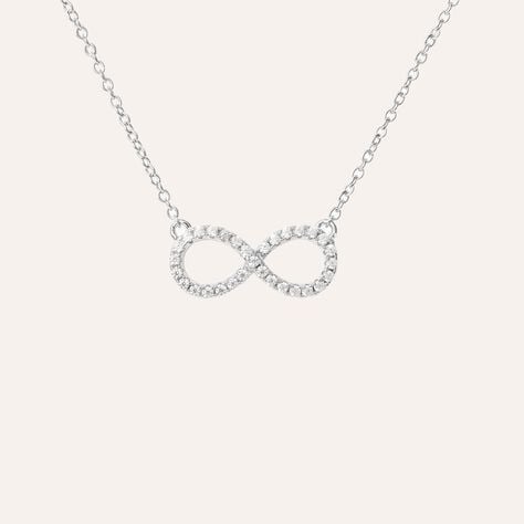 Collana Silver Moments Argento Rodiato Cubic Zirconia - Collane Donna | Stroili