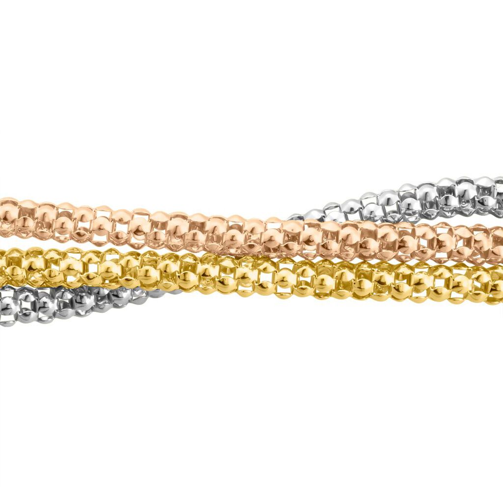 Bracciale Catena Golden Lover Oro Tricolore - Bracciali Donna | Stroili