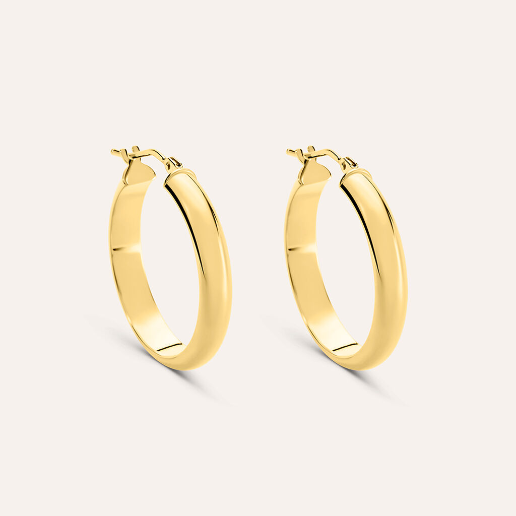 Orecchini A Cerchio Toujours Oro Giallo - Orecchini a Cerchio Donna | Stroili