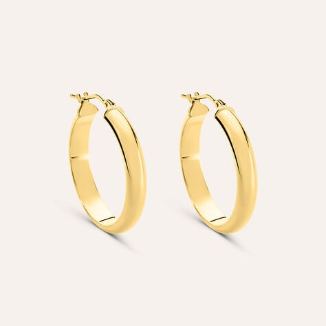 Orecchini A Cerchio Toujours Oro Giallo - Orecchini a Cerchio Donna | Stroili