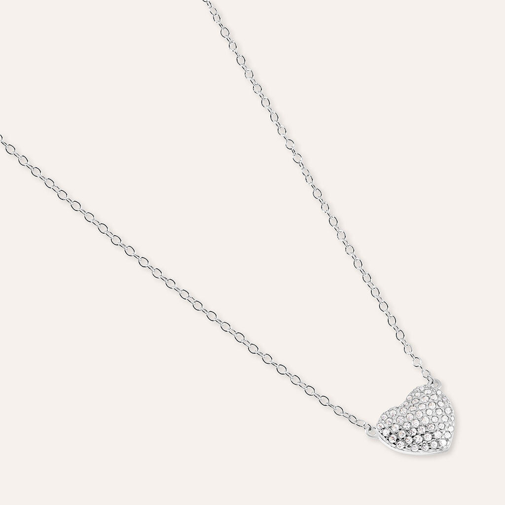 Collana Silver Shine Argento Rodiato Cubic Zirconia