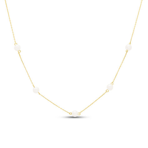 Collana Gabrielle Oro Giallo Perla D'Acqua Dolce - Collane Donna | Stroili