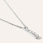 Collana Trilogy Grace Oro Bianco Diamante