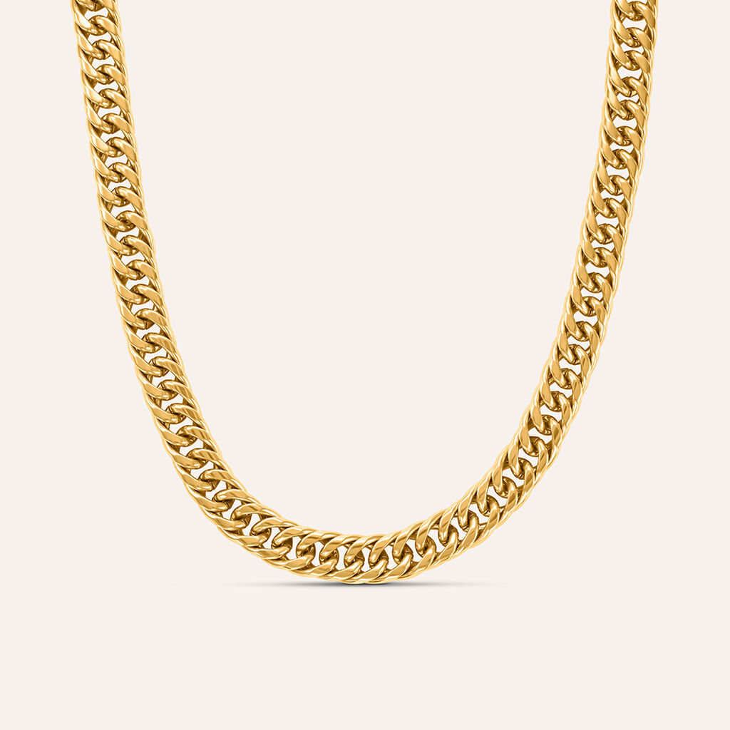 Catena Lady Code Acciaio Dorato - Collane Catena Donna | Stroili