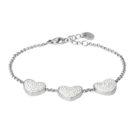 Bracciale Lady Phantasya Acciaio Cristallo - Bracciali Love Donna | Stroili