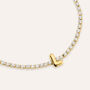 Bracciale Tennis Aura Acciaio Dorato Cubic Zirconia