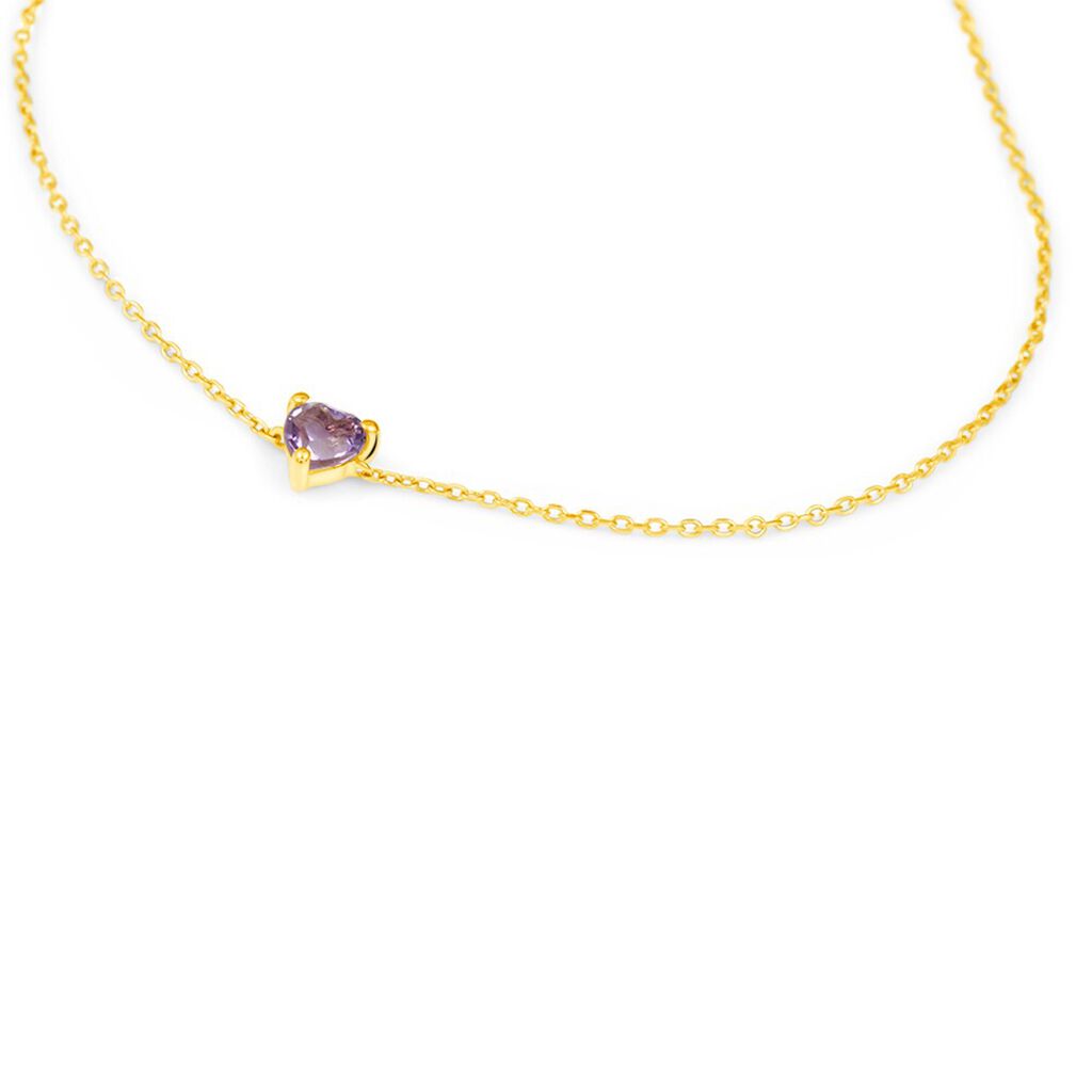 Bracciale Punto Luce Amélie Oro Giallo Ametista - Bracciali Love Donna | Stroili