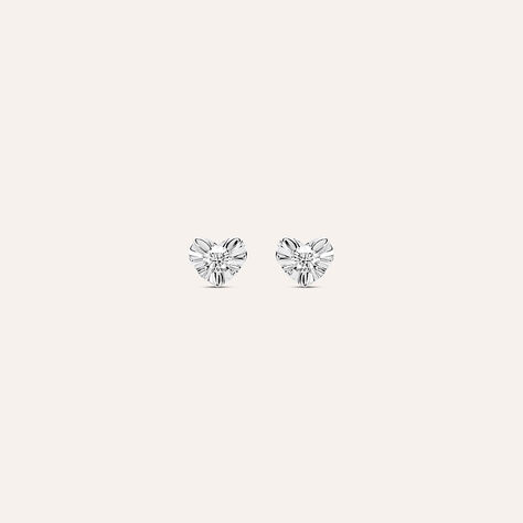 Orecchini Lobo Diamazing Oro Bianco Diamante - Orecchini a Lobo Donna | Stroili