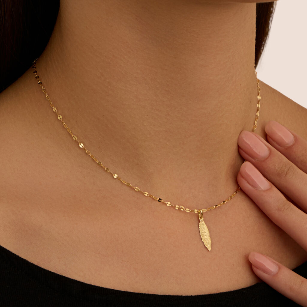 Pendente Poème Oro Giallo