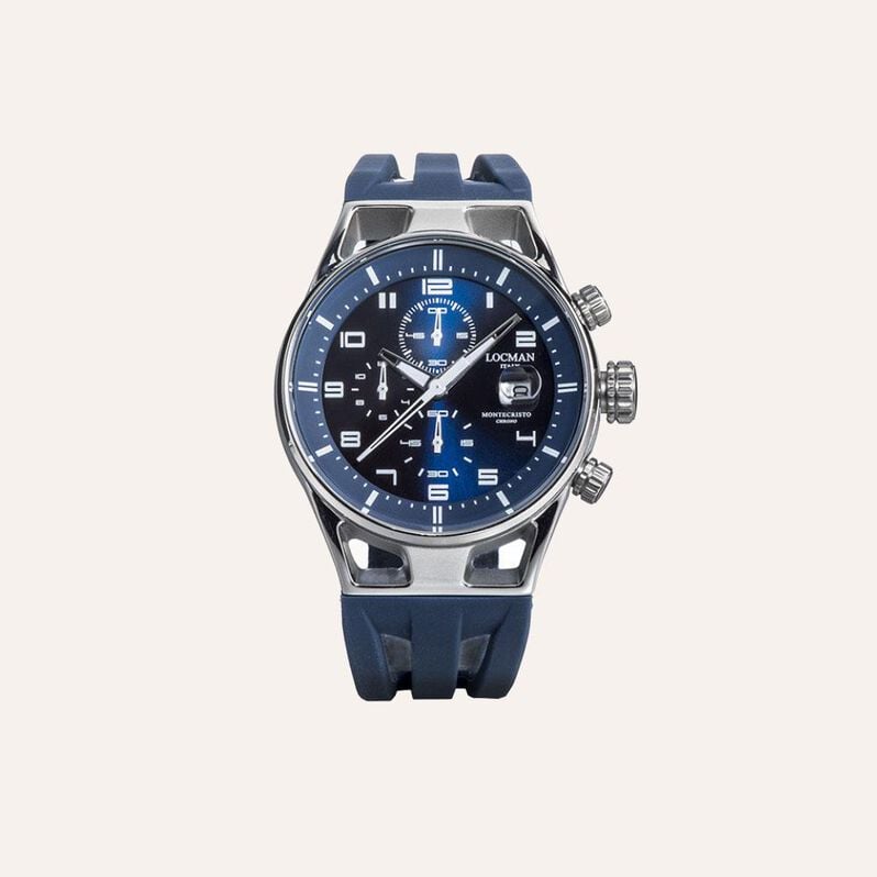 Orologio Al Quarzo Locman Montecristo 0542a02s-00blwhsb - Orologi con Datario Uomo | Stroili