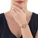Bracciale bangle in ottone bronzato e glitter bronzo - Bracciali Donna | Stroili