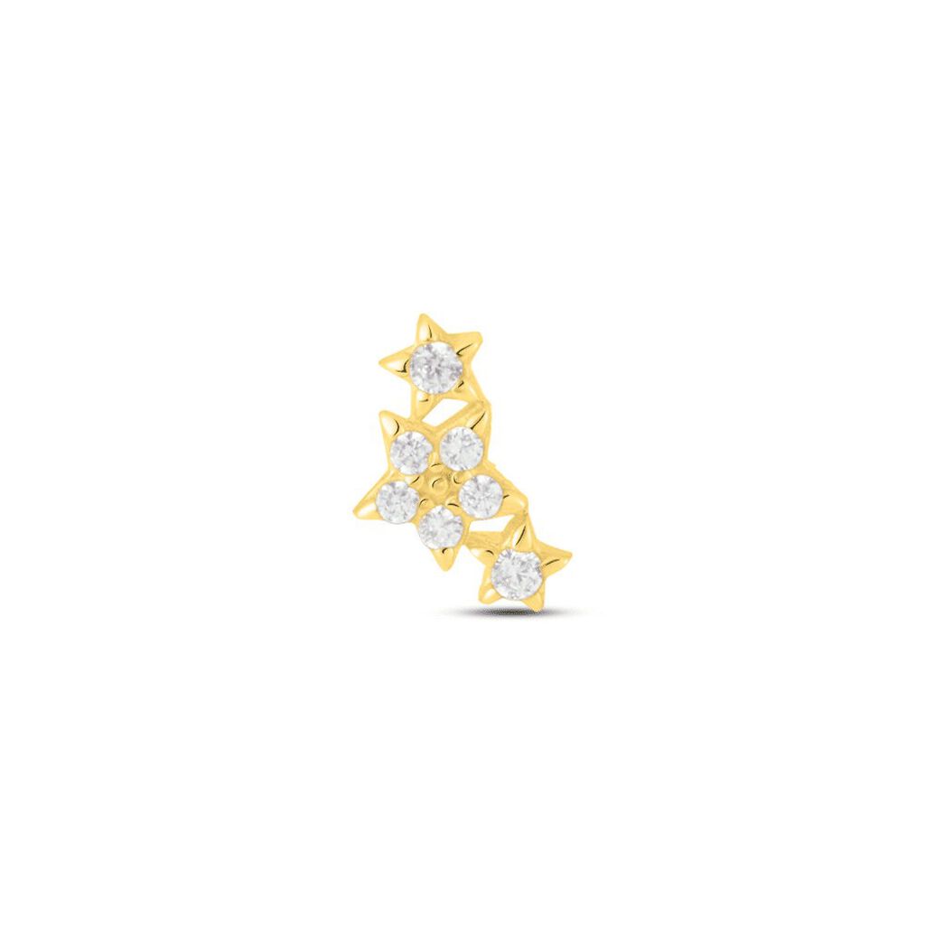 Piercing Orecchio Tragus Helix Conch Bon Ton Oro Giallo Cubic Zirconia - Piercing Orecchio Donna | Stroili
