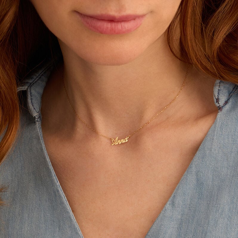 Collana Anna Gold Names Oro Giallo - Collane Unisex | Stroili